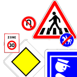 Signalisation code de la route icône