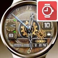 OilCanX2-K Steampunk watchface poster