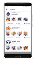 figurinhas de halloween الملصق