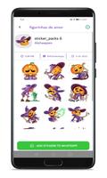figurinhas de halloween تصوير الشاشة 2