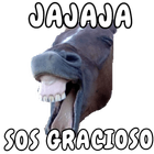 Stickers graciosos con frases Zeichen