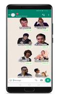 Stickers graciosos con frases Plakat