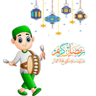 Ramadan kareem stickers 2023-icoon