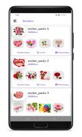 ملصقات قلوب وورود wastickerapp Screenshot 1