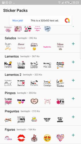Descarga de APK de Stickers de amor y Piropos para WhatsApp para Android
