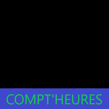 Compt'Heures - Working hours counter poster