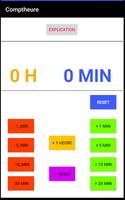 Compt'Heures - Compteur des heures de travail imagem de tela 1