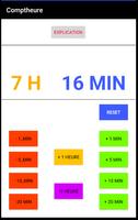 Compt'Heures - Compteur des heures de travail Free syot layar 2