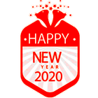 stickers Bonne Année 2020 icône