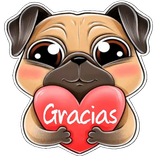 Sticker de Gracias para Wastic