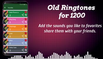 Old Ringtones for Nokia 1200 - Retro Ringtones capture d'écran 3