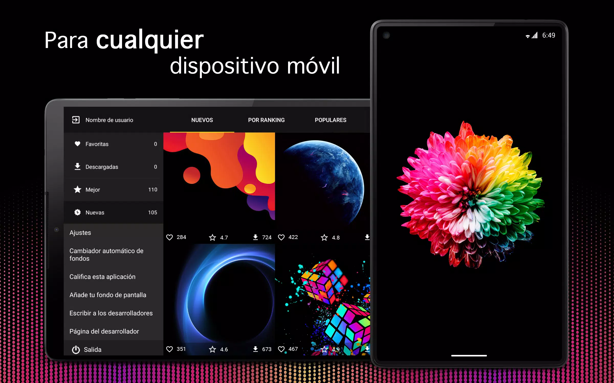 Descarga de APK de Fondos de pantalla OLED 4K para Android Descarga de APK de Fondos de pantalla OLED 4K para Android