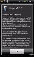 Advanced Wifi Lock (Free) capture d'écran 1