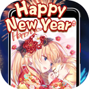 Happy New Year Theme | Beautiful Girl Wallpaper APK