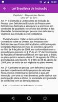 Lei Brasileira de Inclusão capture d'écran 3