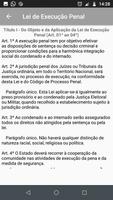 Lei de Execução Penal captura de pantalla 2