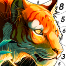 ORANGE: Rainbow Color Coloring APK