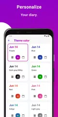 Purple Diary Journal with Lock XAPK 下載
