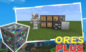 Ores Plus Mod for Minecraft PE captura de pantalla 1