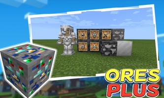 Ores Plus Mod for Minecraft PE تصوير الشاشة 1