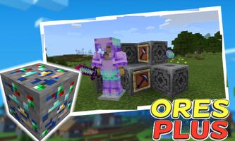 Ores Plus Mod for Minecraft PE تصوير الشاشة 2
