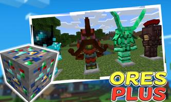 Ores Plus Mod for Minecraft PE captura de pantalla 3