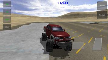 4X4 شاحنة الوحش 3D تصوير الشاشة 1