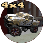 4x4 внедорожные Truck 3D иконка
