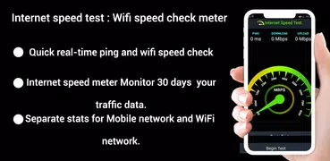 Best internet speed test :: Wifi speed check meter