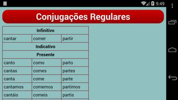Formateur Verbe Portugais capture d'écran 3