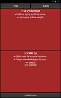 Spanish Basic Vocabulary capture d'écran 3
