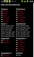 1 Schermata German Verbs