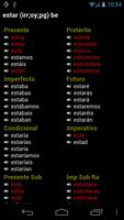 Verbes Espagnols capture d'écran 1