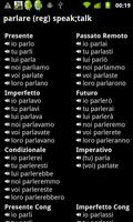 Italian Verbs Pro تصوير الشاشة 1