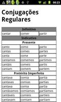 Verbes Portugais Pro capture d'écran 3