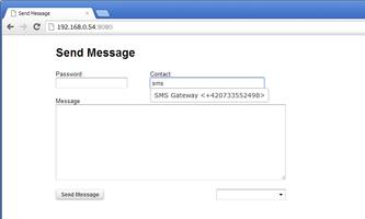 Send Message + SMS Server ảnh chụp màn hình 1