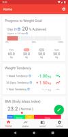 Simple Weight  Loss Tracker Affiche