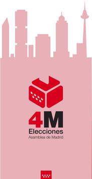 4M Elecciones Madrid 2021 poster