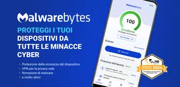 Sicurezza mobile Malwarebytes