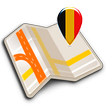 Carte de Belgique hors-ligne