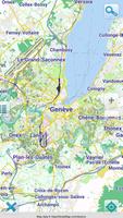 Map of Geneva offline الملصق