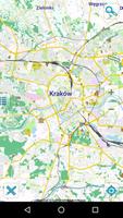 Map of Krakow offline الملصق