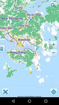 Map of Hong Kong offline 海报