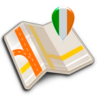 Map of Ireland offline أيقونة