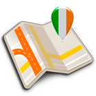 Map of Ireland offline أيقونة