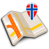 Map of Oslo offline ikona