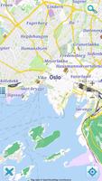 Map of Oslo offline ポスター