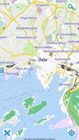 Map of Oslo offline Cartaz