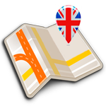 Map of Liverpool offline icon