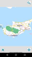 Map of Cyprus offline Cartaz